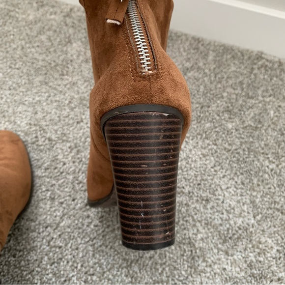 Brash Faux Suede Ankle Boots - Picture 3 of 7